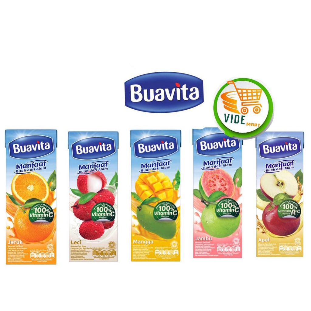 

BUAVITA MANGGA, JERUK, JAMBU 250ML