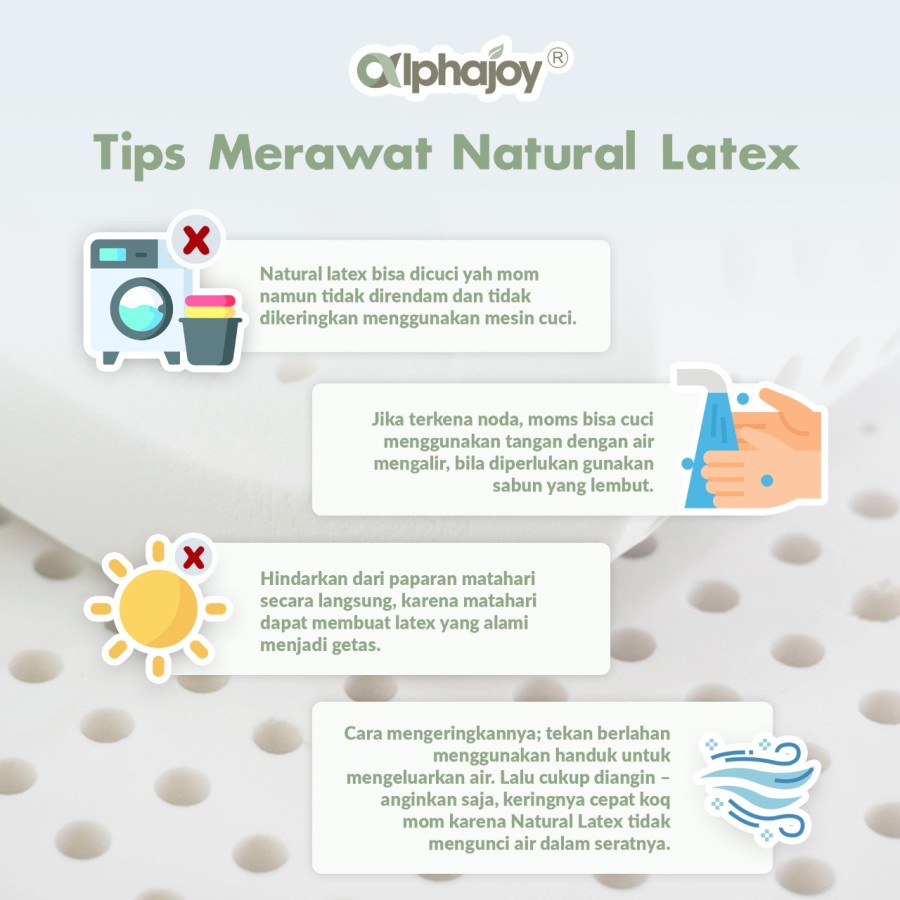 Alphajoy – MEDEE Bamboo Baby Mattress 100% Natural Latex uk 95 x 65