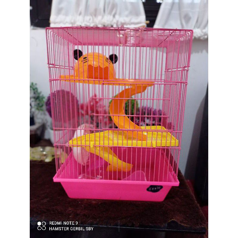 Kandang hamster boom HC 65 3 tingkat