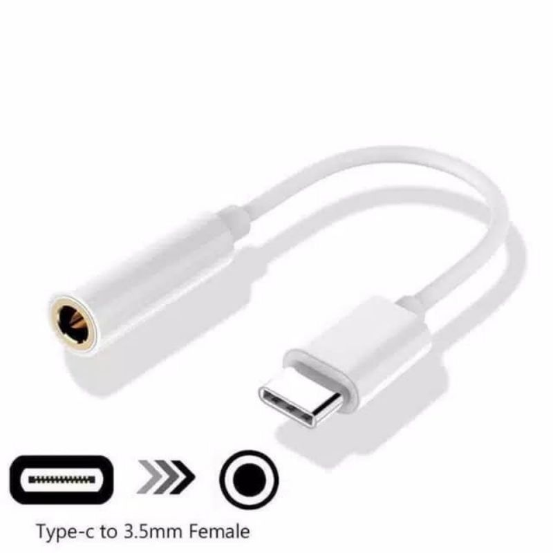 Jack Audio Sambungan Headset Type C 3.5mm Converter Jack Sambungan Headset USB C