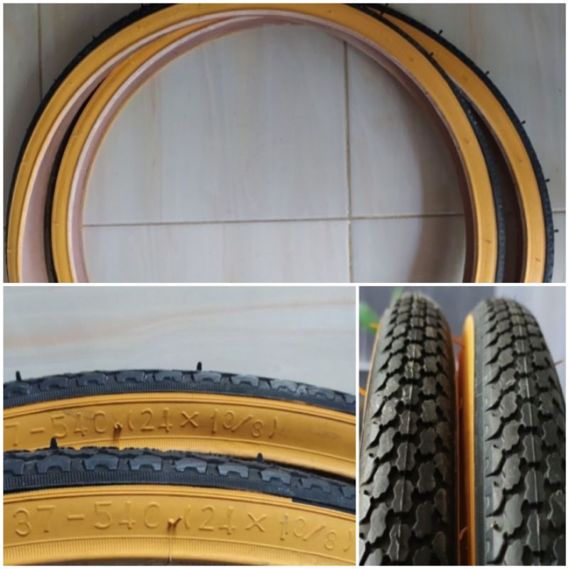 BAN LUAR SEPEDA BALAP UKURAN 24 X 1 3/8