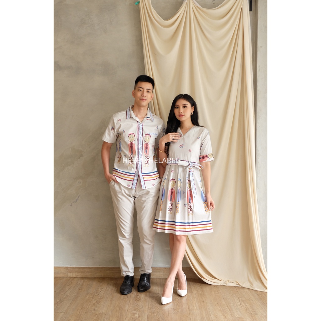 Leikha Batik (Evailable Couple Pria Wanita) - Men Short-Hera-Jenna-Indri-Amia-Aruna-Mila-Amber