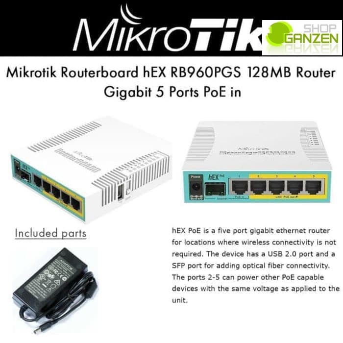 Mikrotik RB960PGS (hEX-PoE)