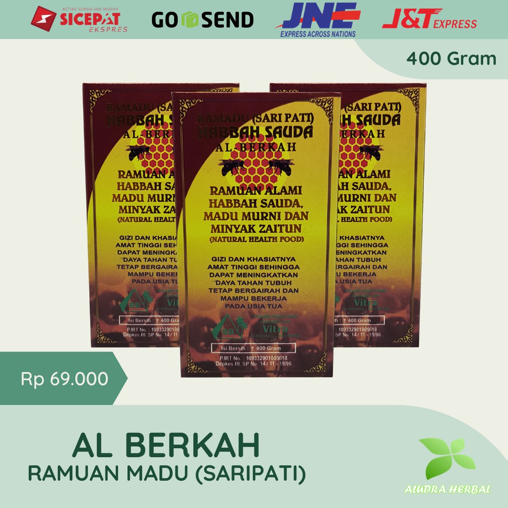 

Ramadu (Sari Pati) Habba Sauda Al Berkah 400 gr Asli Original