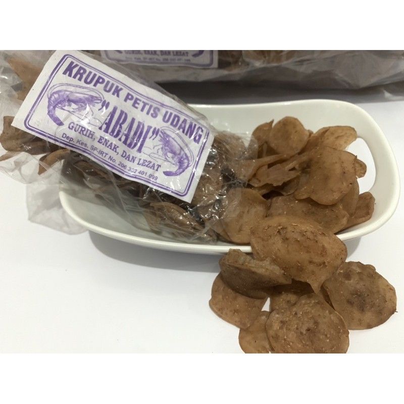 

KERUPUK PETIS UDANG KHAS KENDAL 250 gram / REALPICT/ COD