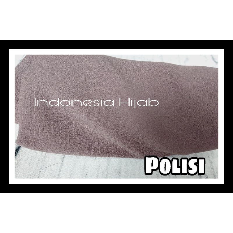 PASHMINA Diamond Premium 170 X 75 cm Jahit Tepi BUKAN DI NECI-polisi