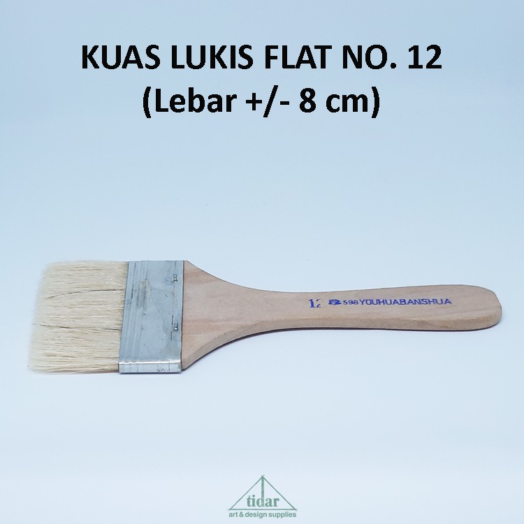 

Brush / Kuas WTH 598 Gepeng / Datar / Flat No. 12