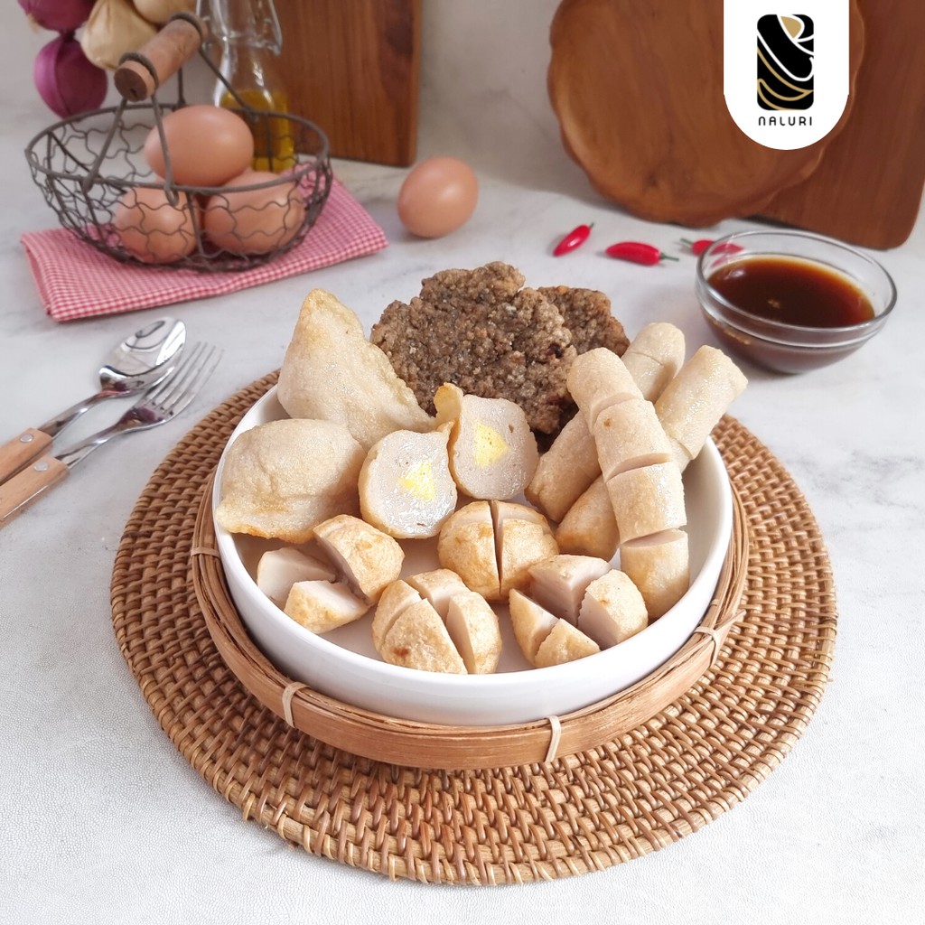 

[NALURI] Frozen Pempek Campur + Kulit Krispi Asli Tenggiri & Palembang