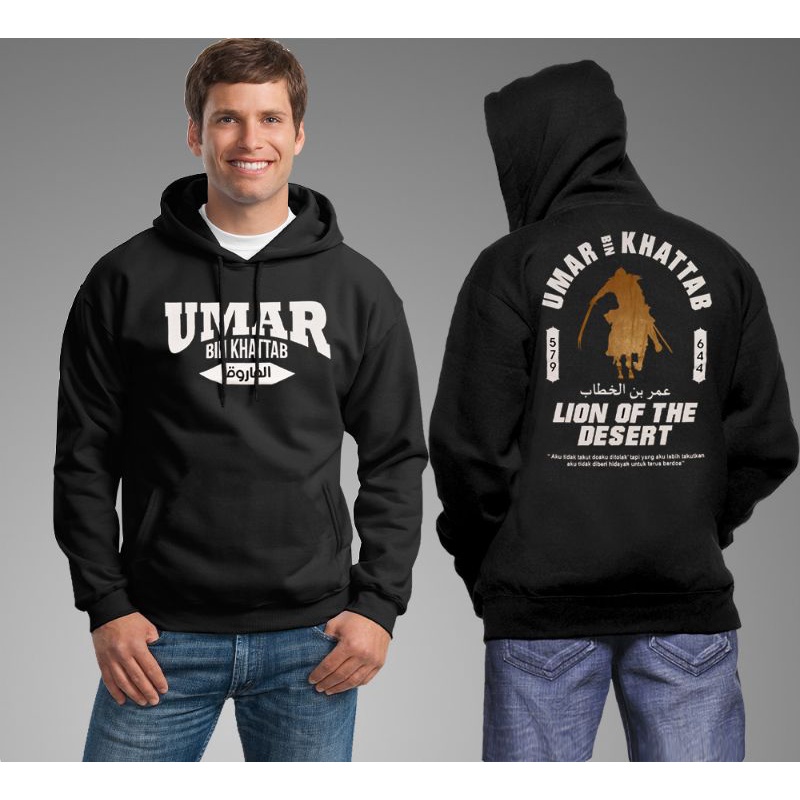 Hoodie Pria Distro Umar bin khattab, sweater pria distro