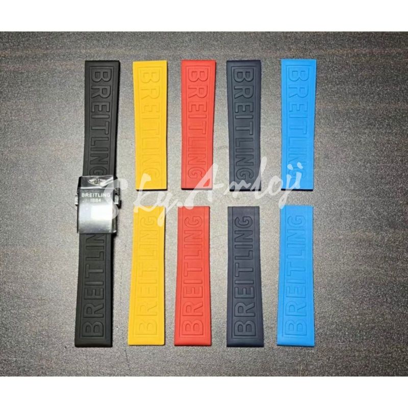 TALI JAM TANGAN BREITLING AVENGERS NAVITIMER 22MM + SET BUCKLE