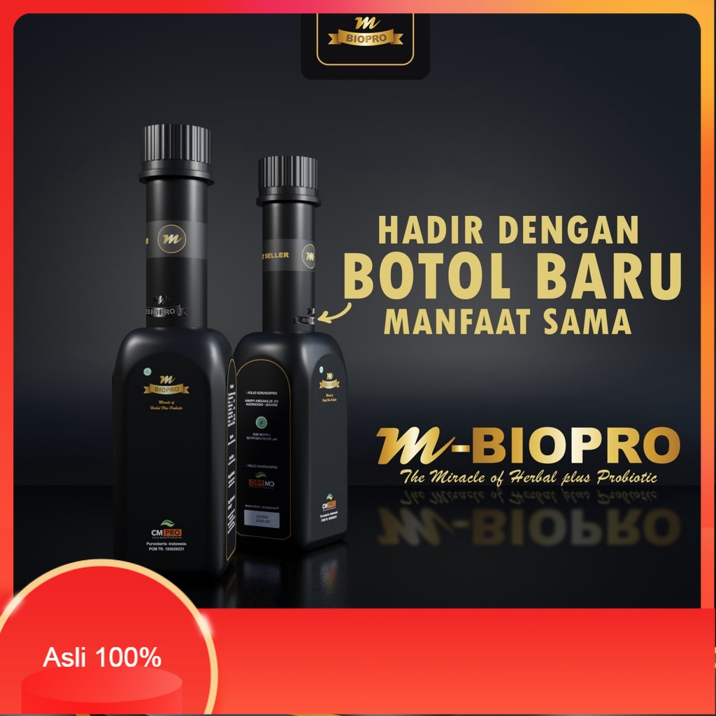 M BIOPRO ASLI HERBAL PROBIOTIK AMPUH SOLUSI 1001 M-BIOPRO MBIOPRO BIOPRO