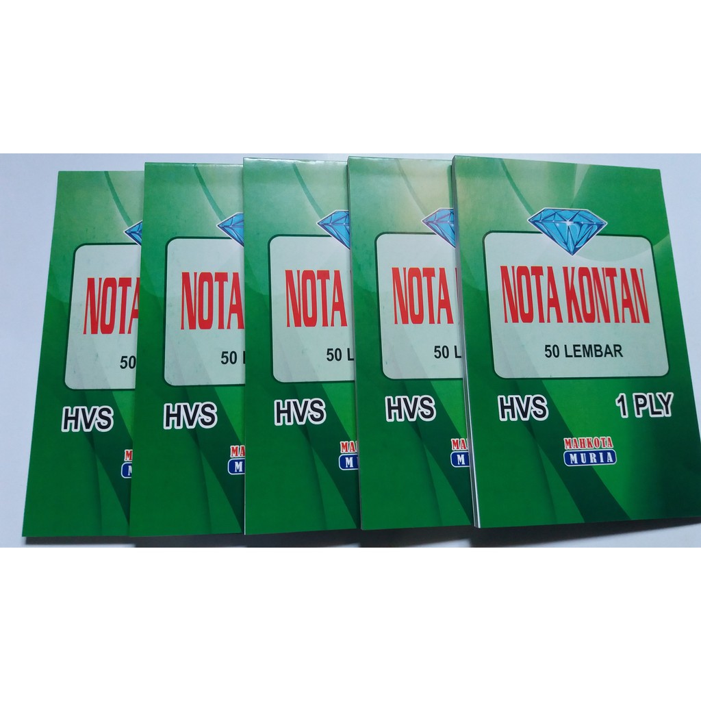 

Nota Kontan Kecil HVS 1 Ply, Isi 50 Lembar