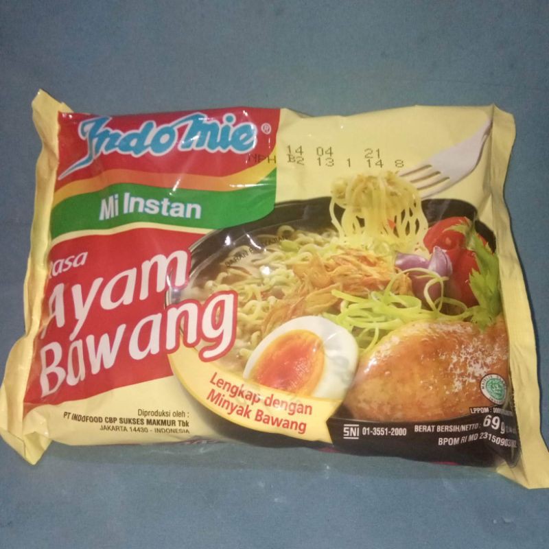 

Mie Instan INDOMIE Ayam Bawang
