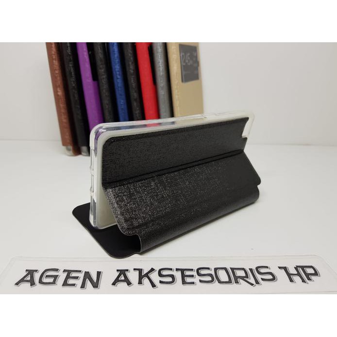 Flipcover Ume Andromax R2 / E2 Sarung Hp / Leather Case Smartfren
