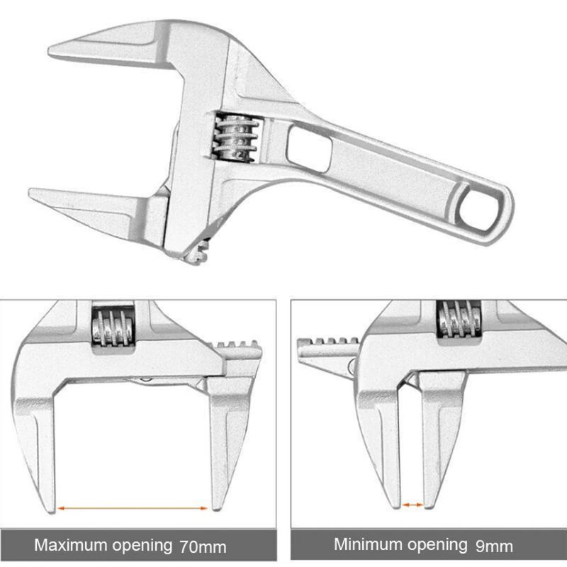 Kunci Inggris Universal Kunci Pipa Kunci Pas Adjustable Wrench Spanner 6-68mm