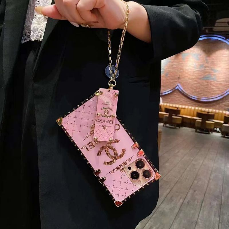 CHAxNEL PINK CASE OPPO F1S F5 F7 F9 F11 F11PRO A5S A7 A11K A12 A1K A3S A52 A92 A5 A9 A95 A31 A15 A53 A54 A16 A74 A76 RENO 2F 3 A91 4 4F 5 5F 6 7 5G  7Z(5G)/ SOFT CASE CASING COVER-1