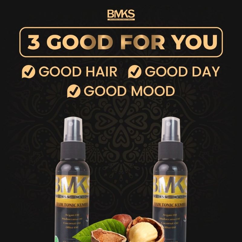 Hair Tonic Penumbuh Rambut Botak BMKS Tonic Asli Original 100%