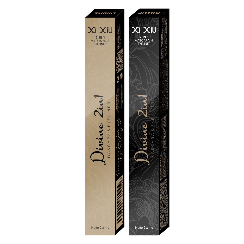 XI XIU 2in1 Mascara Eyeliner / Divine 2in1 Mascara Eyeliner / Waterproof Mascara Eyeliner BY AILIN