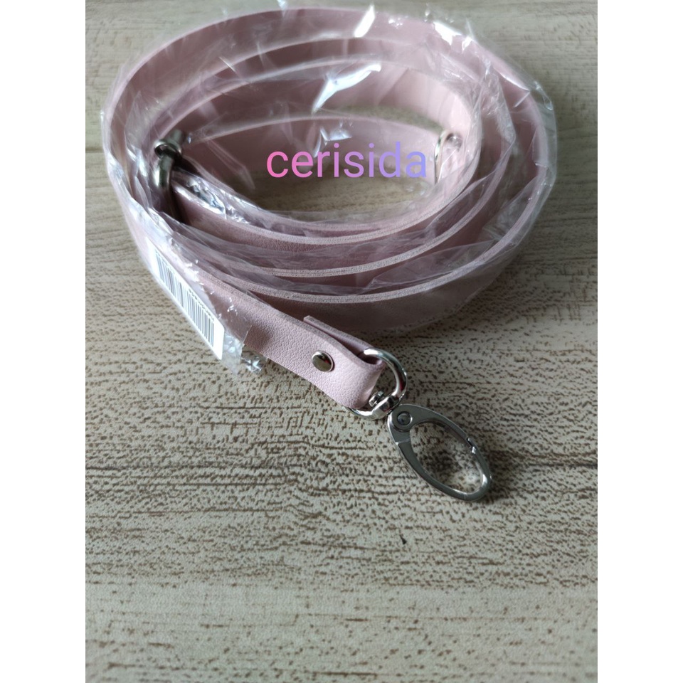 LONGSTRAP/1,4 cm /HARGA MSH PROMO/tali tas slempang miusee /kulit bobal premium/terlaris /jawatimur