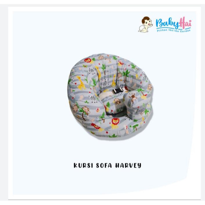 Promo !! TERBARU!!  BABY HAI Sofa Bayi Harvey - Sofa Belajar Duduk Bayi + Penahan -  sofa baby harvey - sofa