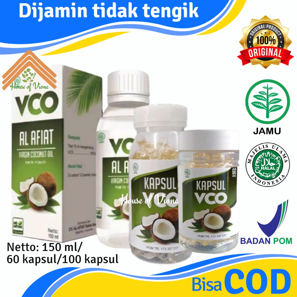 

Virgin Coconut Oil Minyak Kelapa Murni VCO Al Afiat BPOM Suplemen Kesehatan & Makanan Lainnya