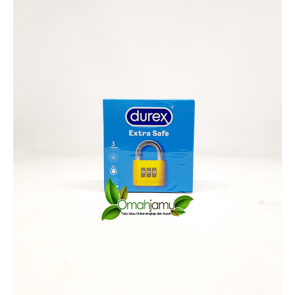 Kondom Durex Extra Safe. Lebih Tebal & Aman