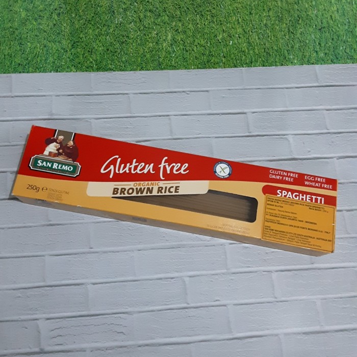 

San Remo Glutten Free Brown Rice Spagetti 250gr