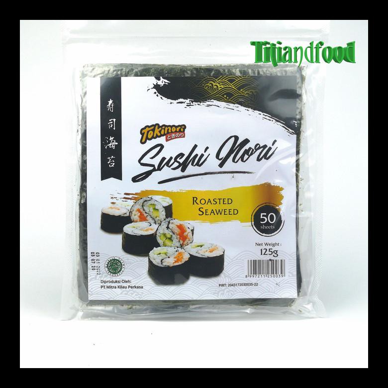 

BARU! SUSHI NORI TOKINORI ROASTED SEAWEED ISI 50LEMBAR TERMURAH