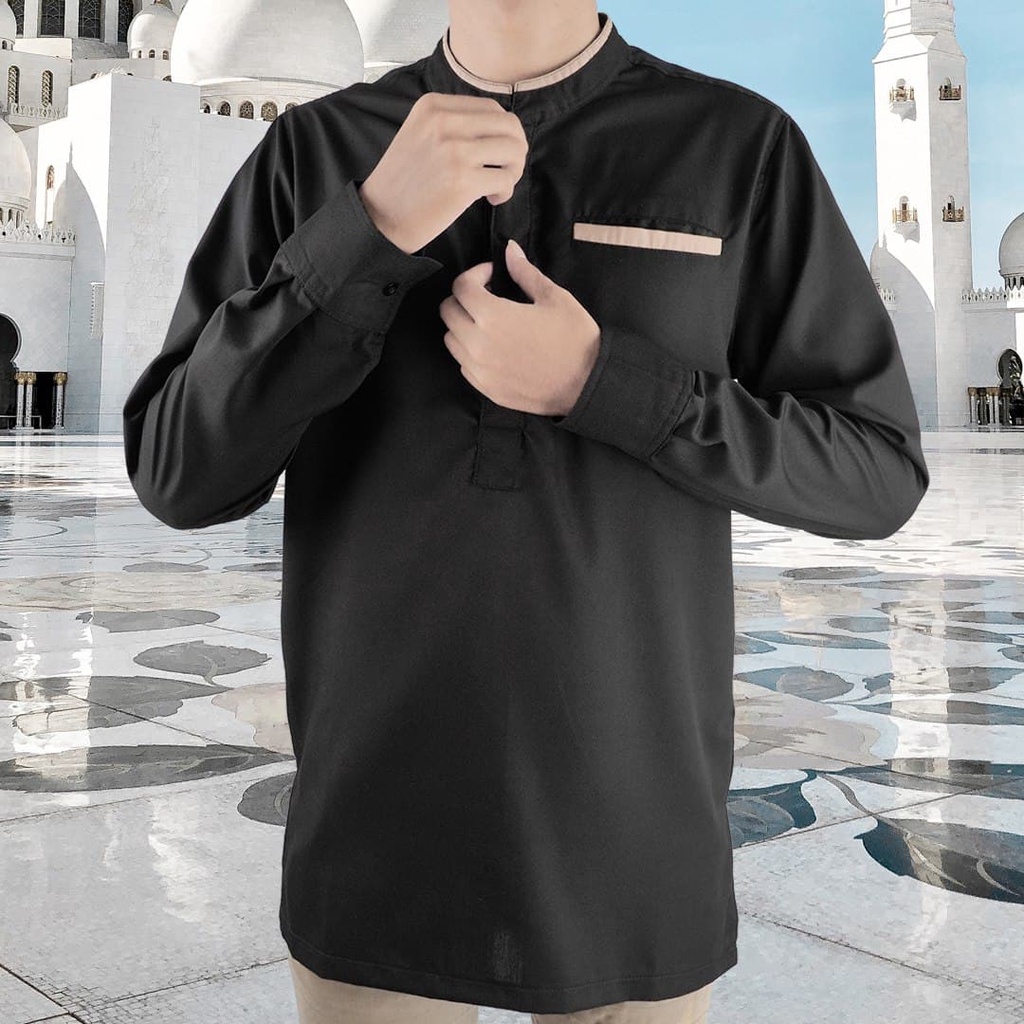 BIG SALE PAKAIAN  BAJU KOKO AHTAR PRIA LENGAN PANJANG MUSLIM