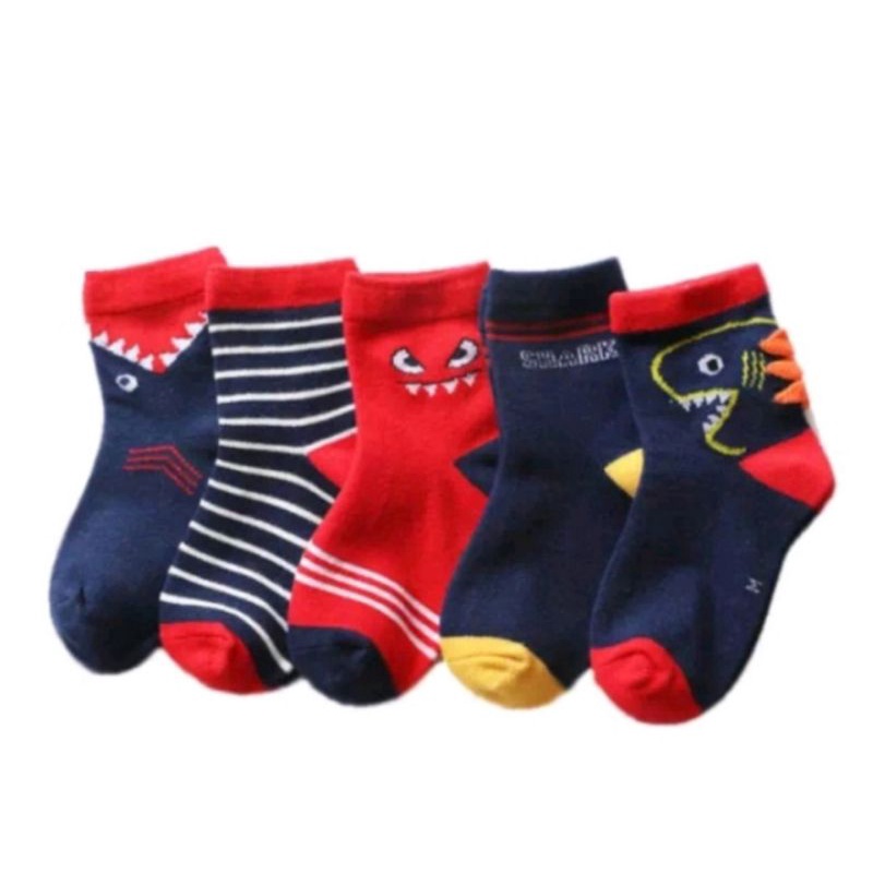 12 pasang kaos kaki bayi anak cowok motif lucu lucu