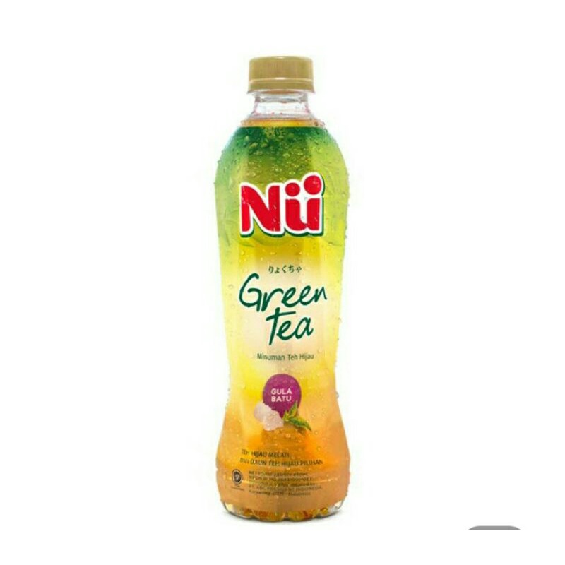 NU Green Tea Gula Batu 450 ml