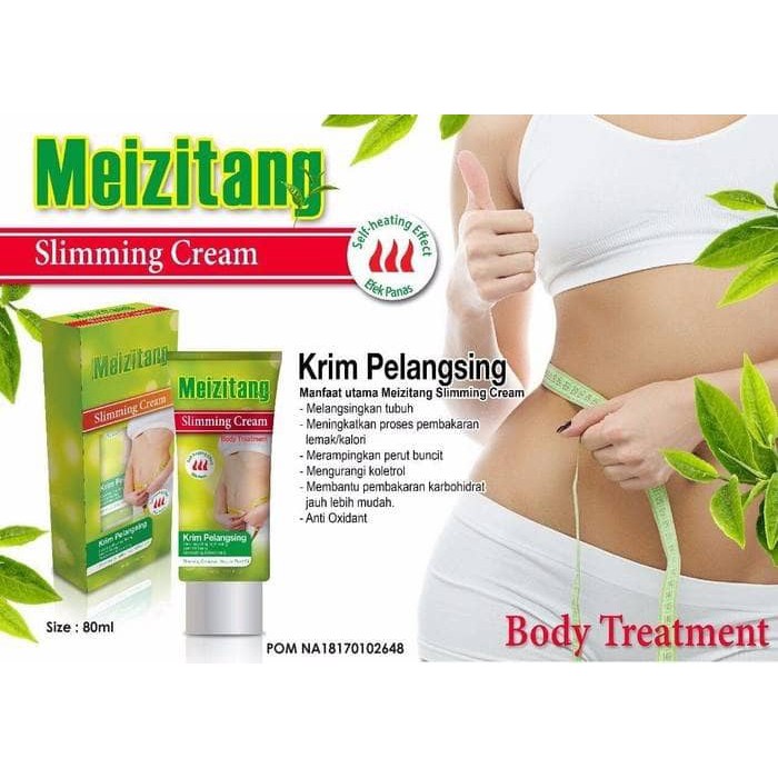 MEIZITANG SLIMMING CREAM BPOM CREAM PELANGSING MEIZITANG BPOM