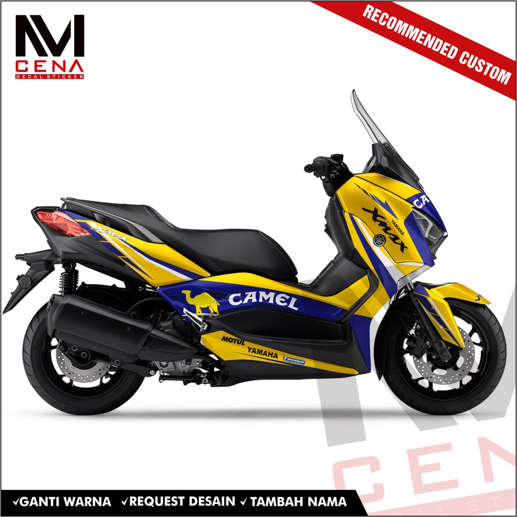 Sticker Decal XMAX Sticker Xmax Striping XMAX FULL BODY STIKER XMAX Decal Yamaha XMAX CAMEL