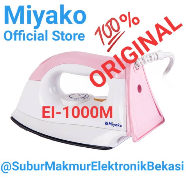 Setrika Listrik Miyako EI-1000M