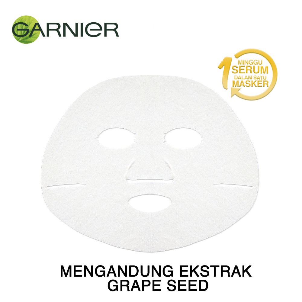 GARNIER Serum Mask Ageless White Grape Seed