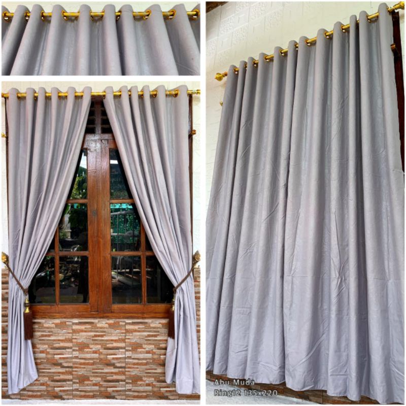 Grosir Gorden Smokring Polos Light Grey/Gorden Embos Light Grey/Gorden Polos Abu Muda/Gorden Polos S