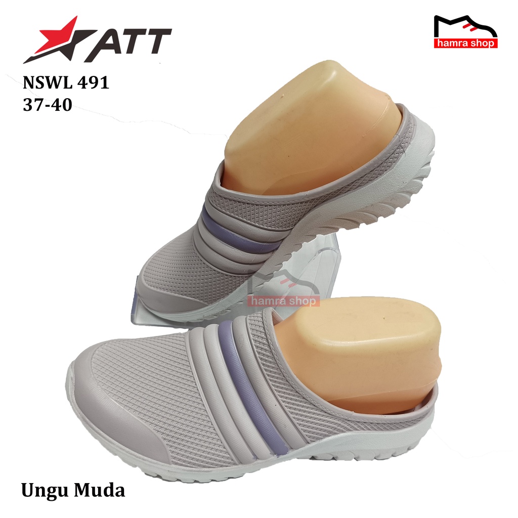 ATT NSWL 491 Sepatu Sandal Slop Wanita dan Remaja Cewek 37-40