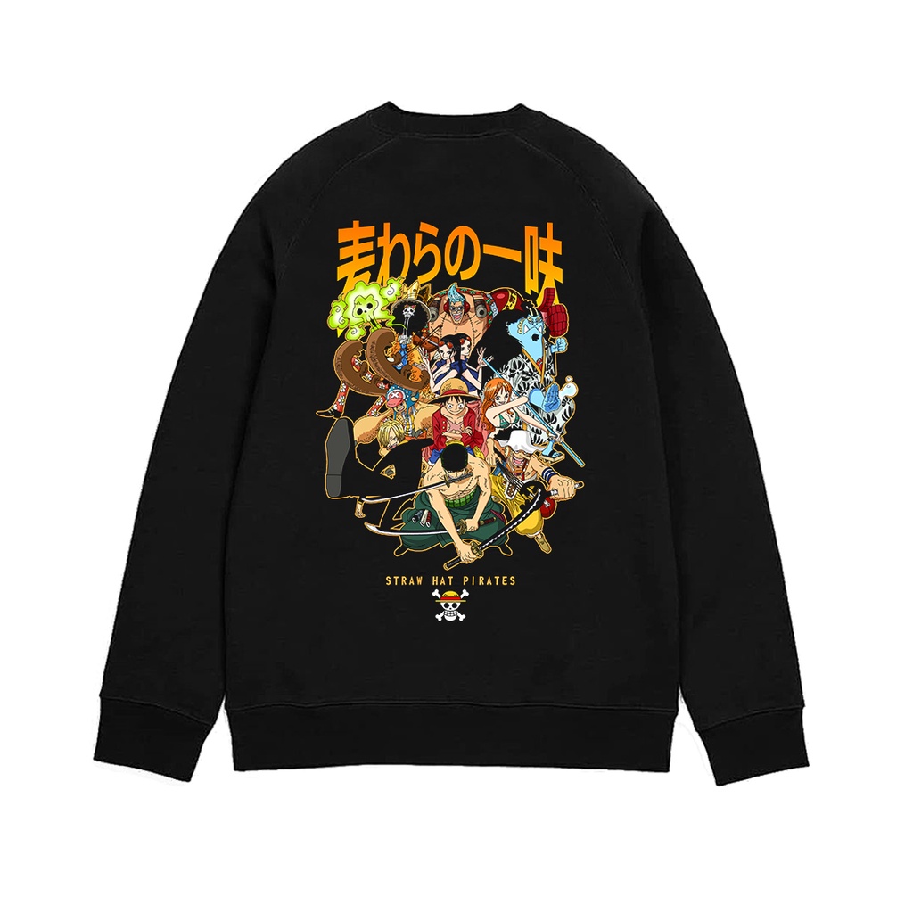 Crewneck Anime One Piece Straw Hat Pirates
