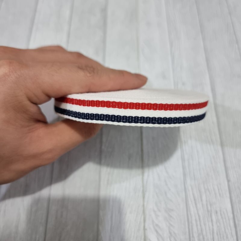 Pita List Bordir Bendera Belanda 15mm/1,5cm Per Roll Guccy