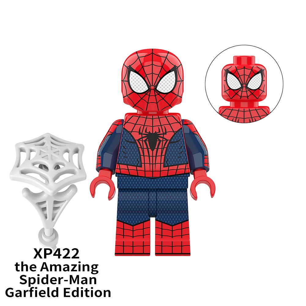 Spiderman minifigures Marvel building blocks KT1055 Doctor Strange Green Goblin Mainan minifigures