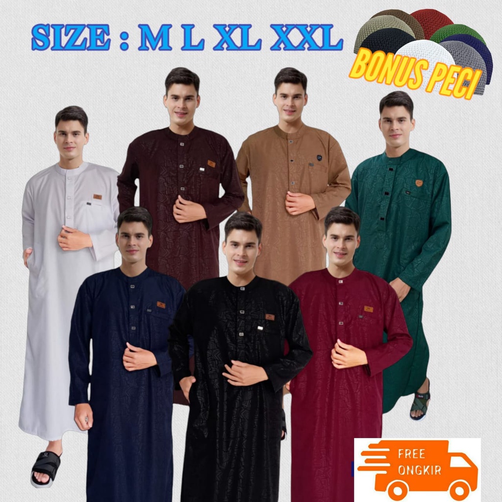 AS-SULTAN/JUBAH PRIA DEWASA EMBOS ORIGINAL PREMIUM/GAMIS LAKI LAKI/BAJU KOKO EMBOS ORIGIANL
