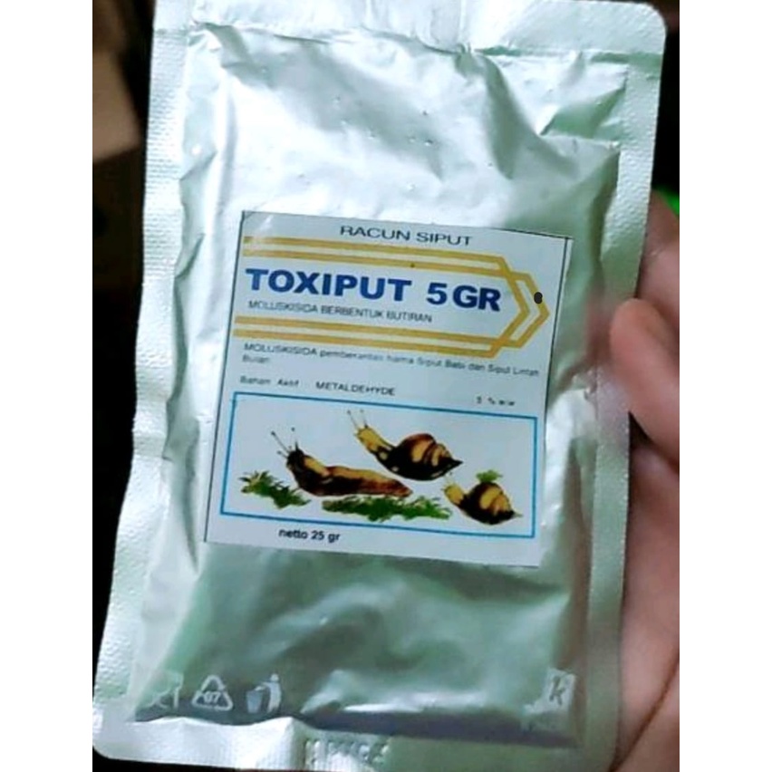 Toxiput moluskisida repack 20 gram pembasmi siput tanaman hama siput racun siput