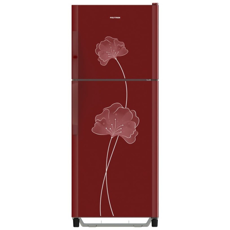 KULKAS POLYTRON PRM-21BNR 210 LITER LEMARI ES 2 PINTU BUNGA MERAH GARANSI RESMI 21 BNR BEST SELLER