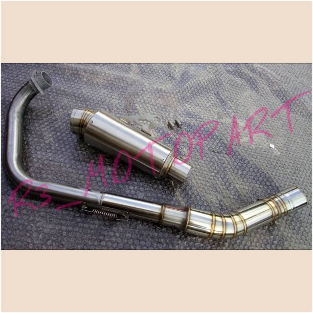 Knalpot Full Set CB150R/CB 150 R/Old/New Led/Verza R2 Short Polos #No JRM/RCB/ROB1/R9