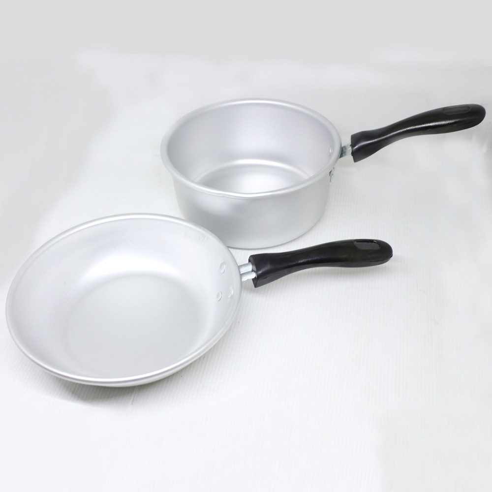 Maspion Wajan Panci Nisuka set Serbaguna Frypan dan Milkpan - 2 pcs