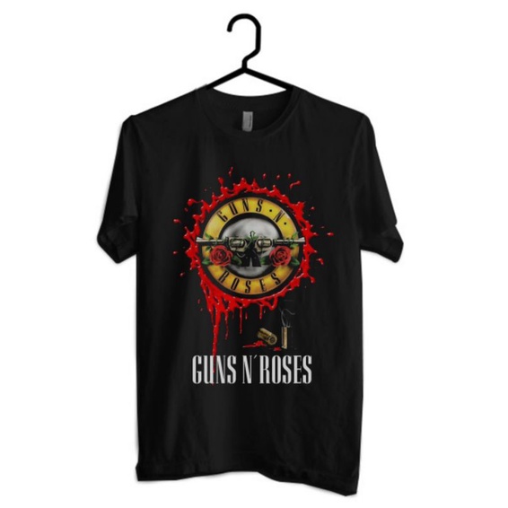 KAOS MUSIK GUNS N ROSES VINTAGE HITAM CASUAL T-SHIRT PRIA DAN WANITA DISTRO BANDUNG MURAH