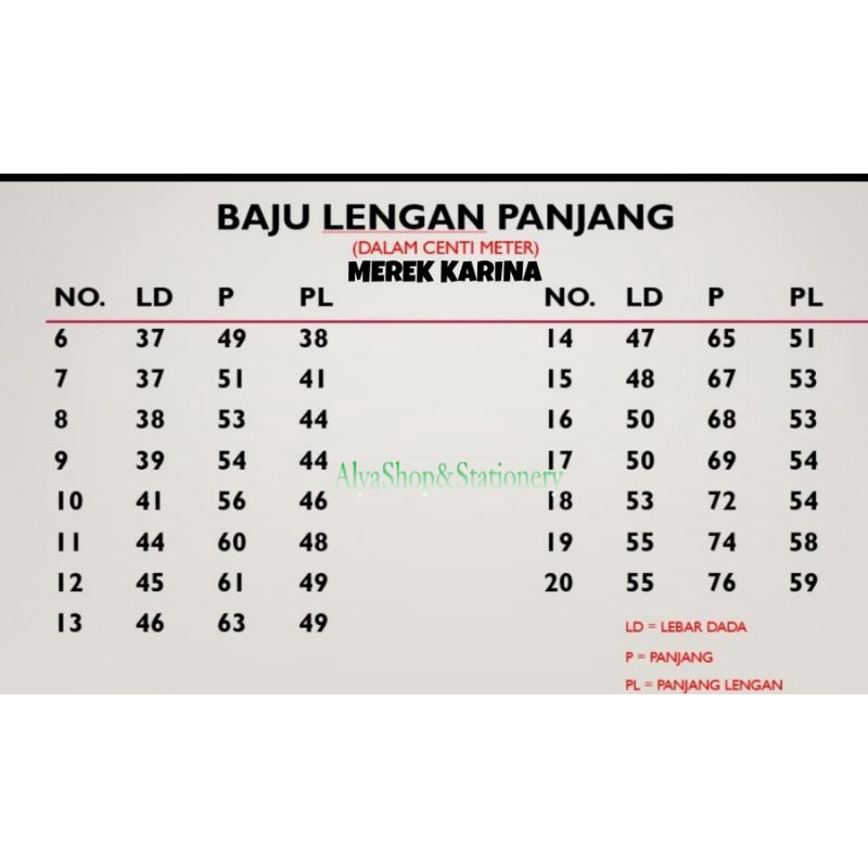 Seragam Sekolah Baju Putih Lengan Panjang Polos SD SMP SMA Merk SERAGAM dan Merk AFDHAL