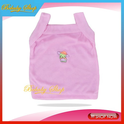 3pcs Tanktop Bayi Ana Smile Singlet Baby Girl Kamisol Kaos Tanpa Lengan Allsize 0-6 Bulan