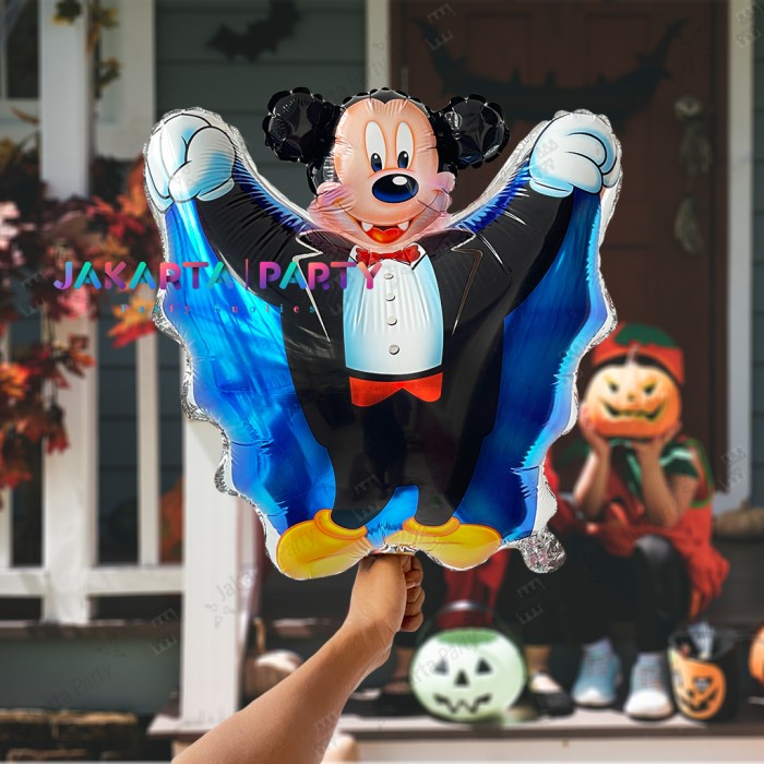 Balon Foil Mickey Vampire / Balon Karakter Halloween / Balon Halloween