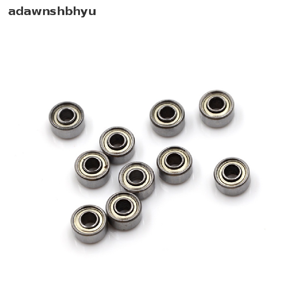 Adawnshbhyu 10pcs 693ZZ Baja Karbon Miniatur Bola Bantalan 3 * 8 * 4mm Ganda Terlindung Bearing